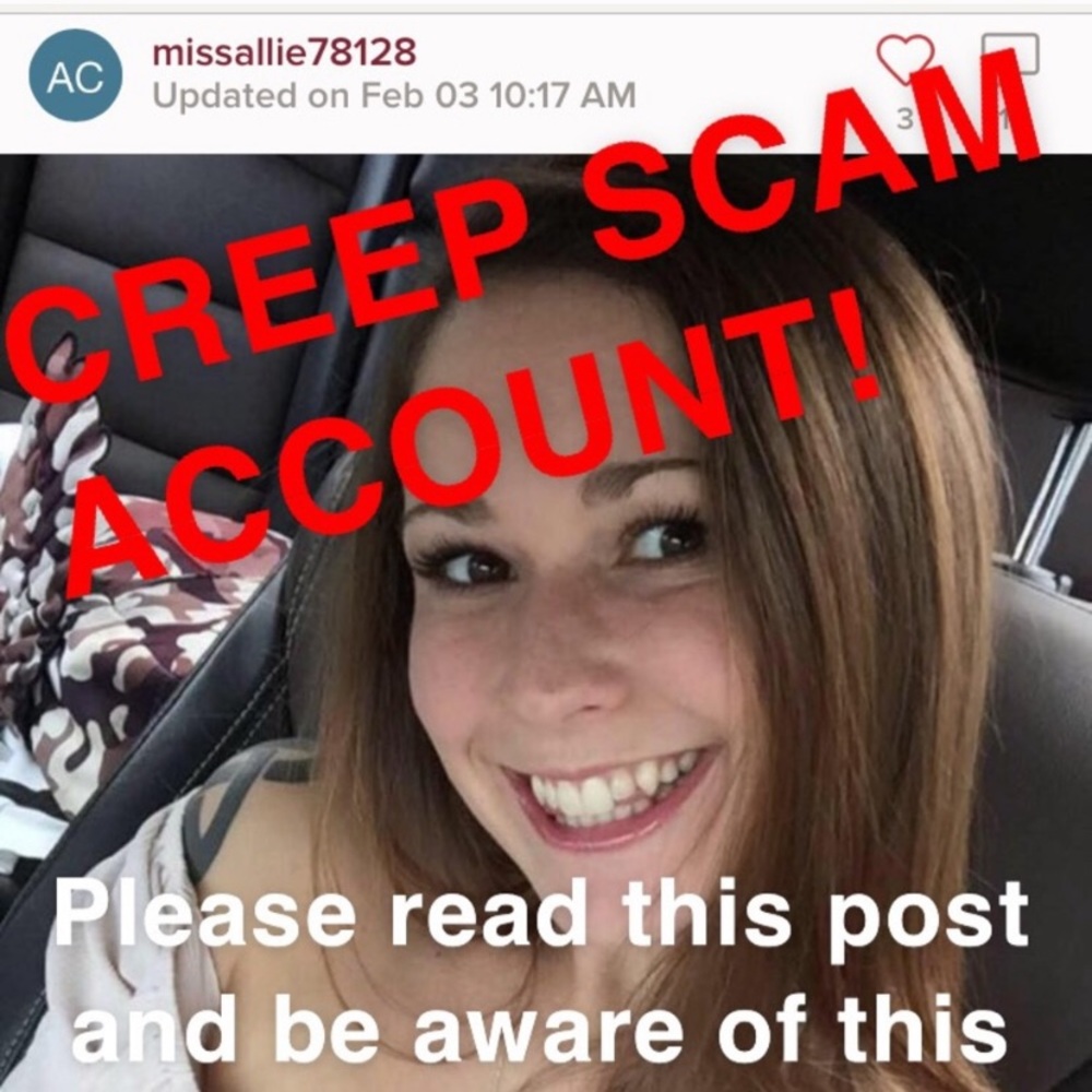 BEWARE LADIES! This is a creep account!